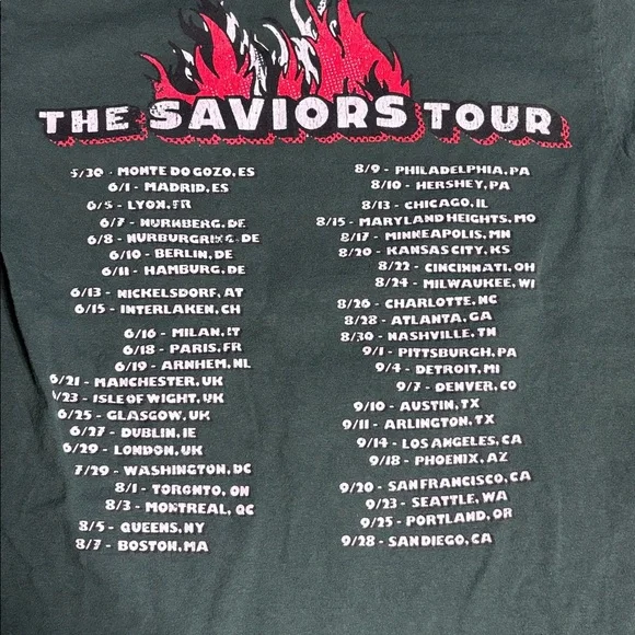 Green Day the Saviours Tour concert Tshirt - Picture 5 of 7